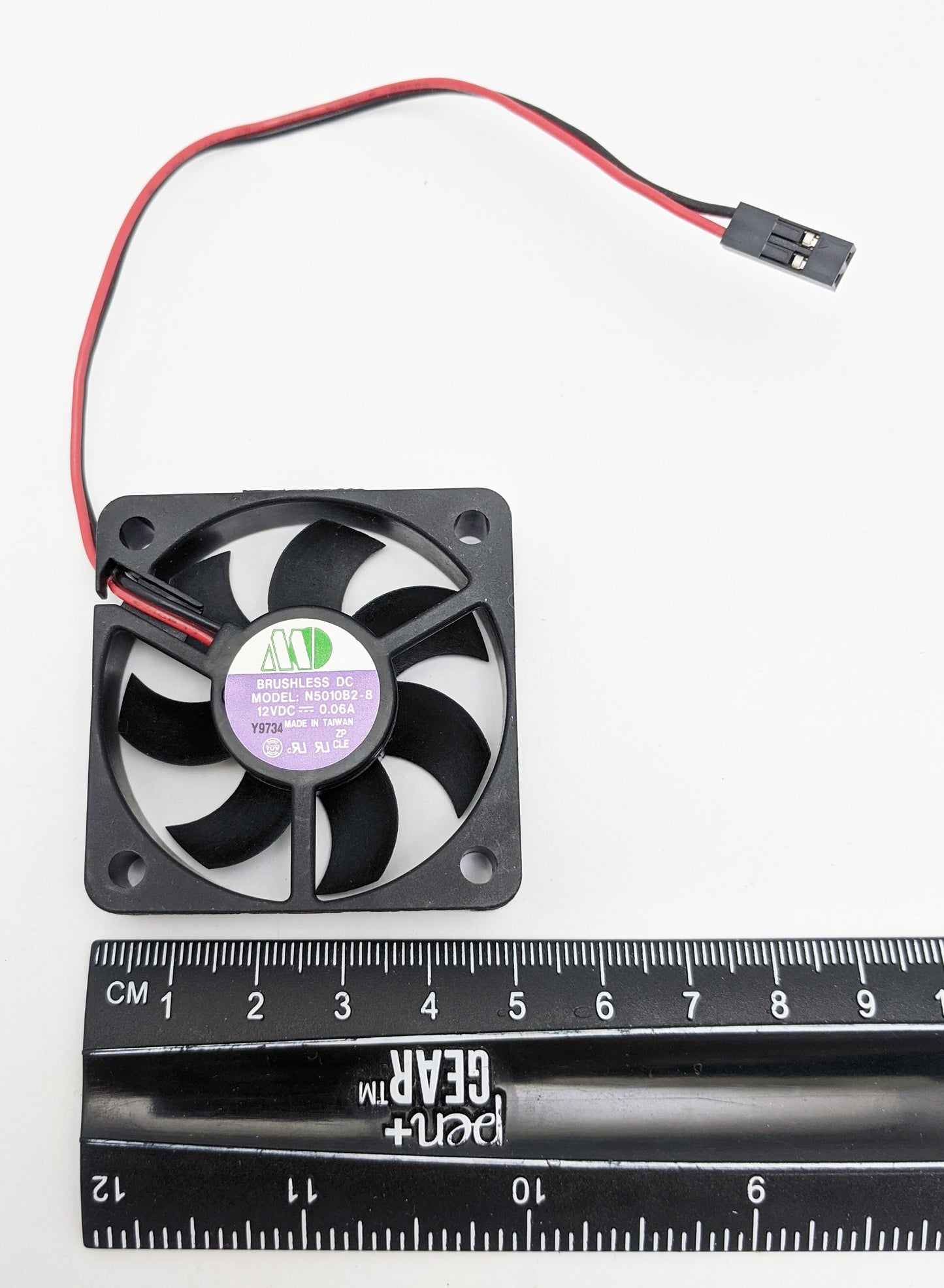 4-Pack New MO N5010B2-8 2pin 50mm x 10mm 12V UL/TUV Ball Bearing RC Auto Car Fan