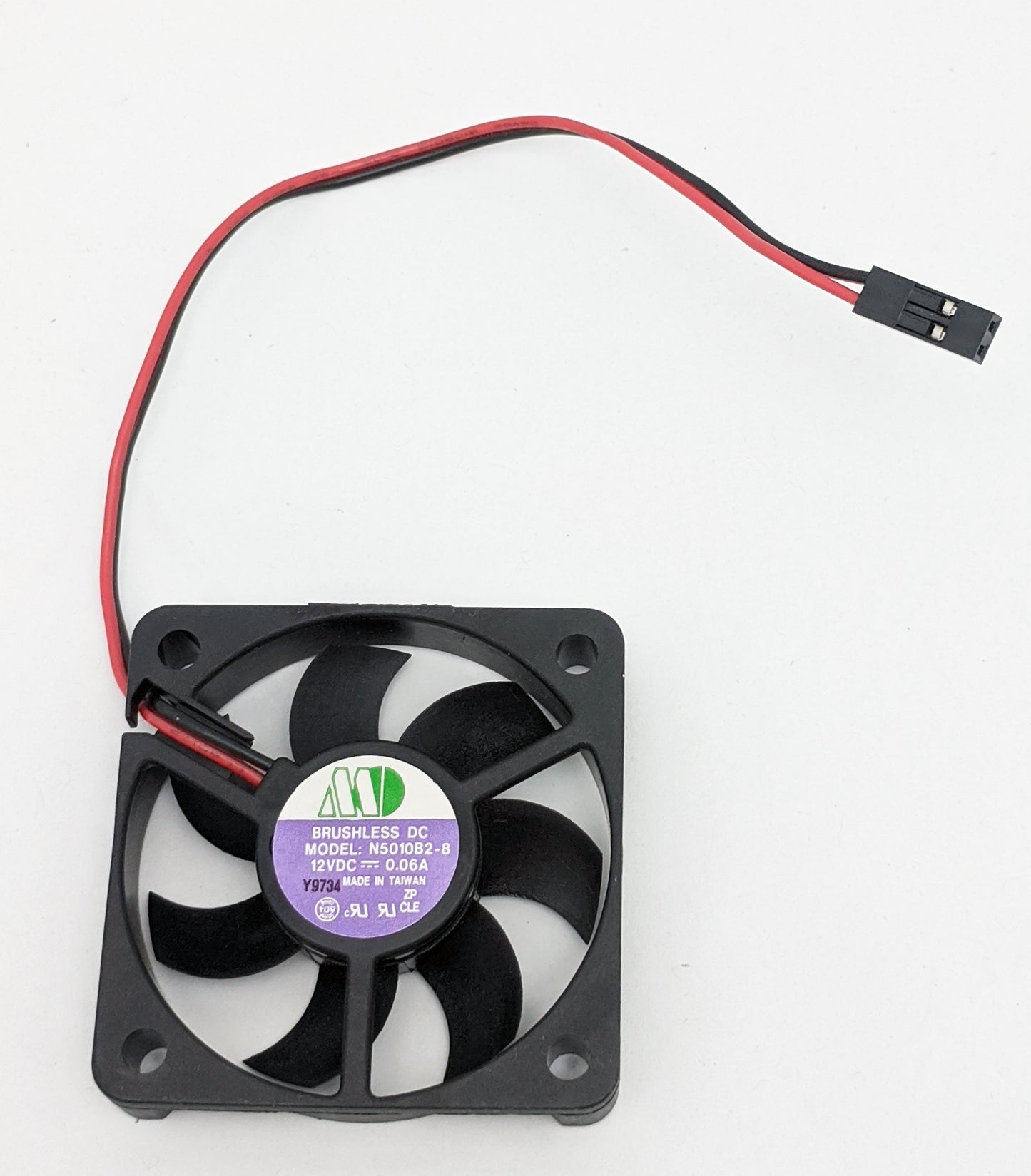 4-Pack New MO N5010B2-8 2pin 50mm x 10mm 12V UL/TUV Ball Bearing RC Auto Car Fan