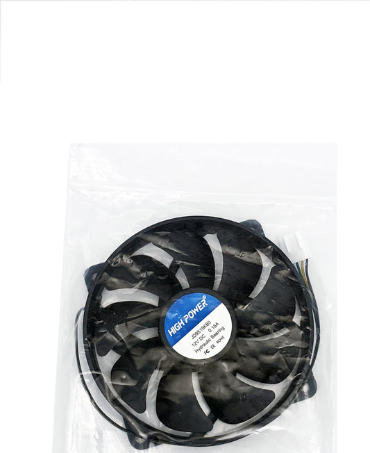 NEW HIGH POWER® Low-Profile 95mm x 15mm Replacement 4-pin PWM CPU Cooling Fan on 80-mm Frame Model: JD9515K80