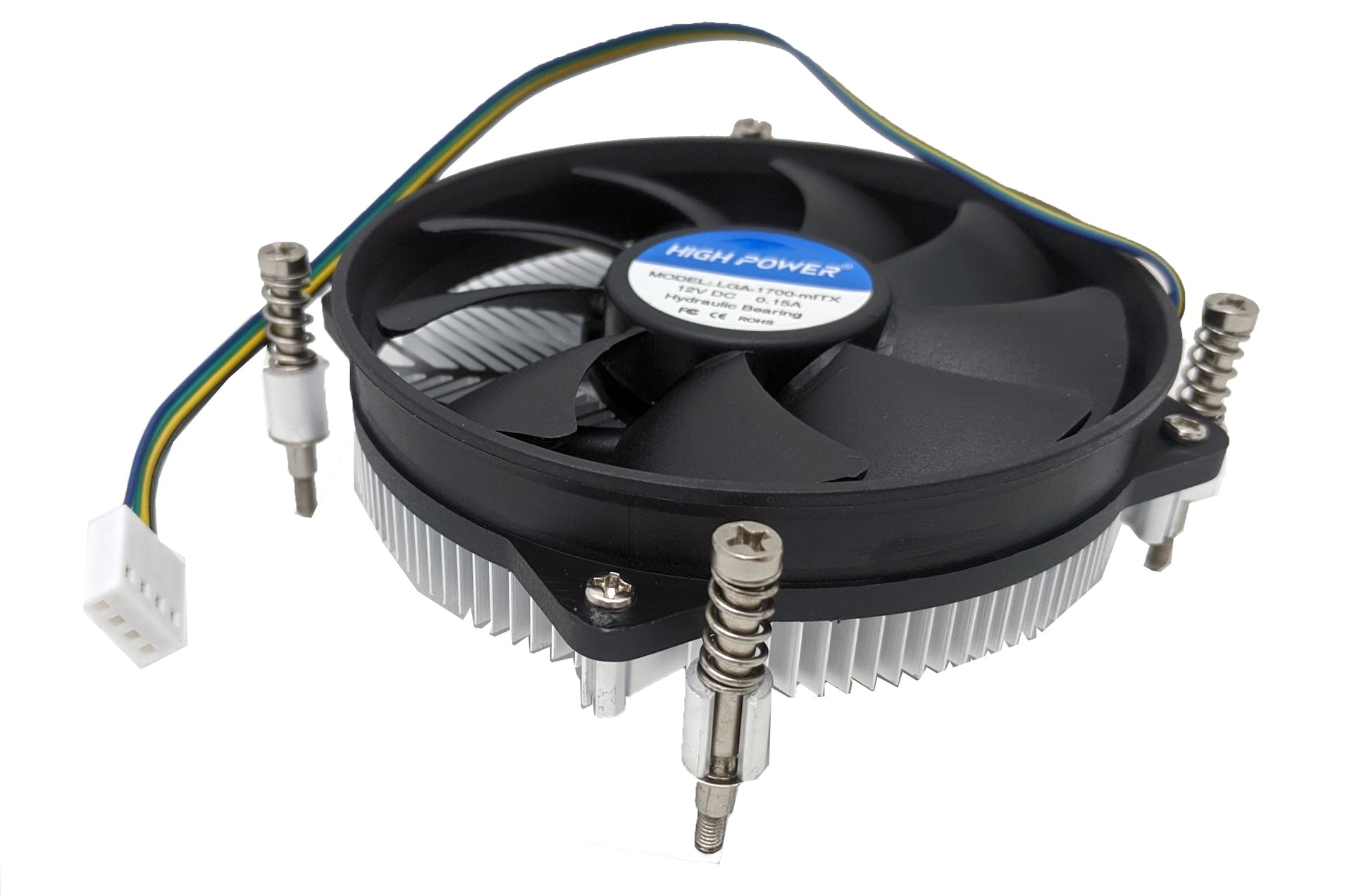 LGA-1700-mitx CPU Cooler view with 4-pin connector