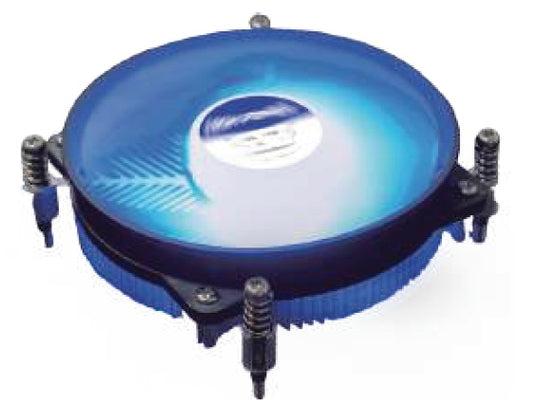 HIGH POWER® Low Profile Blue LED Intel Socket LGA1700 for i7/i5/i3/i9 Active CPU Cooler