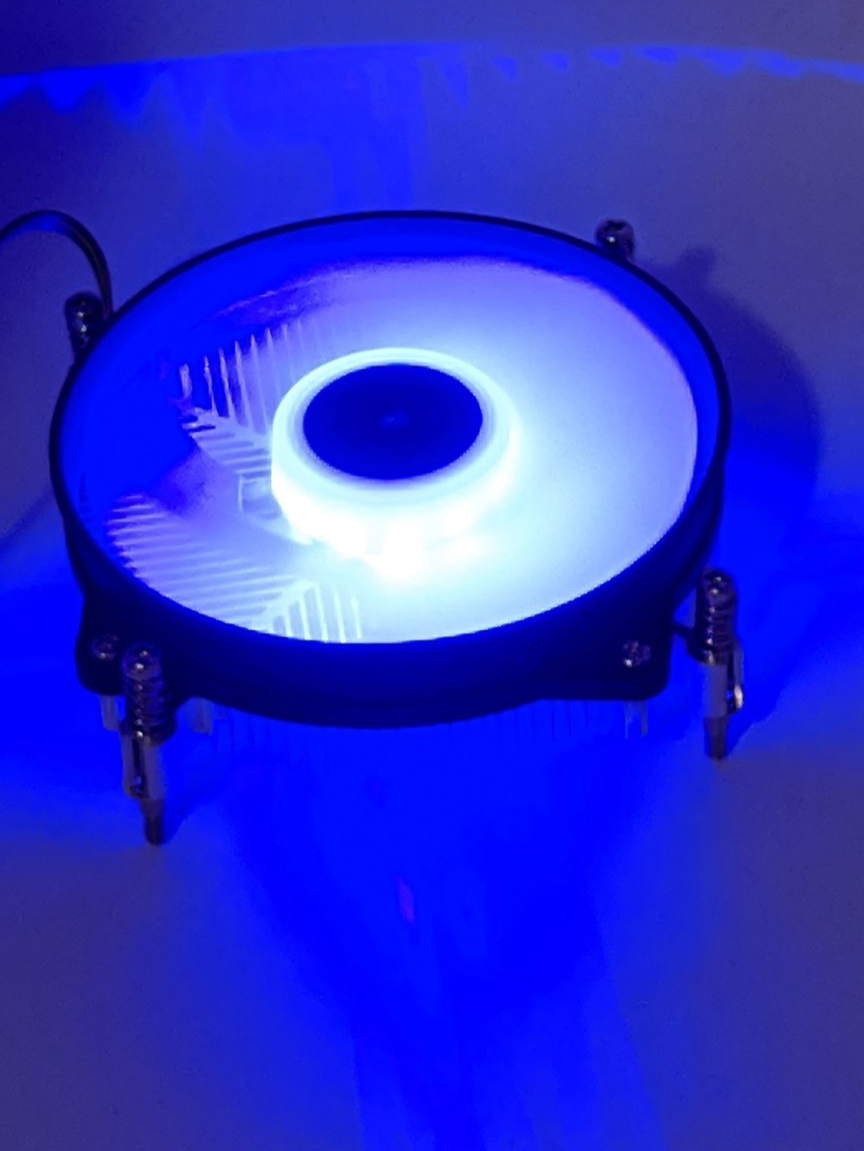 HIGH POWER® Low Profile Blue LED Intel Socket LGA1700 for i7/i5/i3/i9 CPU Cooler