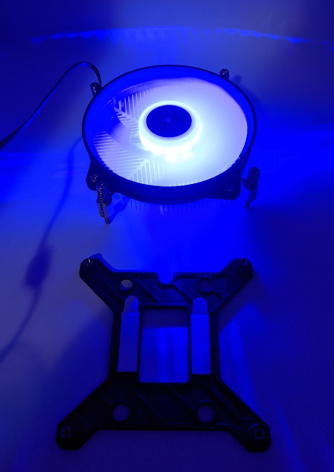 HIGH POWER® Low Profile Blue LED Intel Socket LGA1700 for i7/i5/i3/i9 CPU Cooler