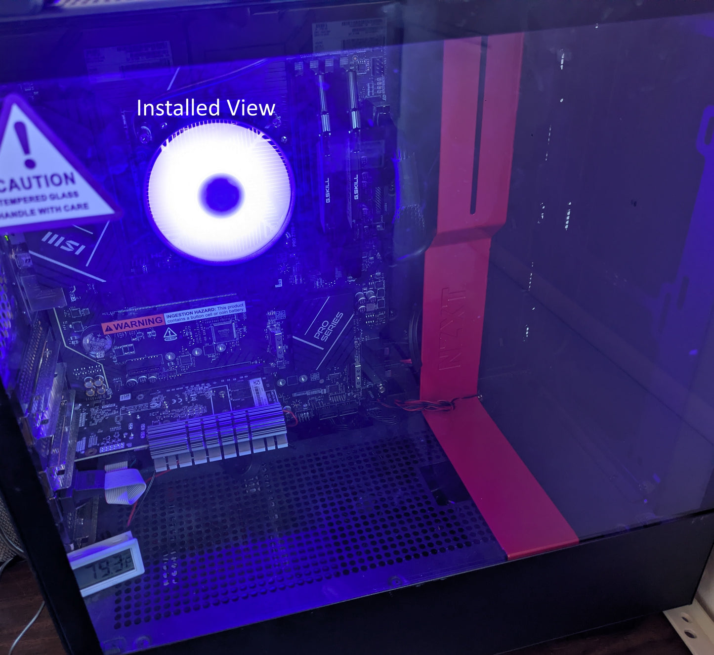 HIGH POWER® Low Profile Blue LED Intel Socket LGA1700 for i7/i5/i3/i9 CPU Cooler