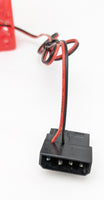 2-Pack: New AZZA 135mm/140mm 4-pin Molex Quad RED LED Gaming PC Case Cooling Fan Kit