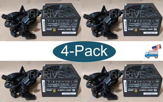USED Lot 4pcs: HIGH POWER HP1-J650GD-F12S 650W 80plus Gold ATX/EPS 12V Gaming PC Power Supply
