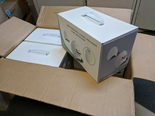 Lot 8: Egg-Shape USB Speakers/2.0 Hub/Memory Card Reader: Notebook,PC,Mac Book laptop