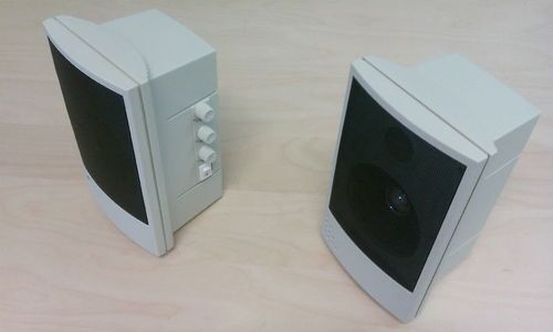 Lot of 6pcs: NEW STEREO Amp. Speaker for MP3 Walkman CD Portable DVD Blu-Ray Player LCD TV PC