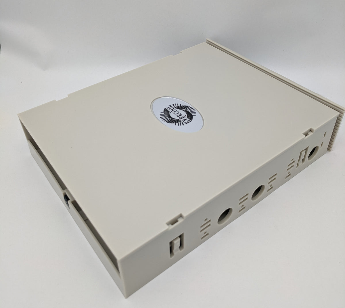 Evercool Desktop PC Case 5.25" Drive Bay Beige Panel Storage Drawer BOX-MK-WH