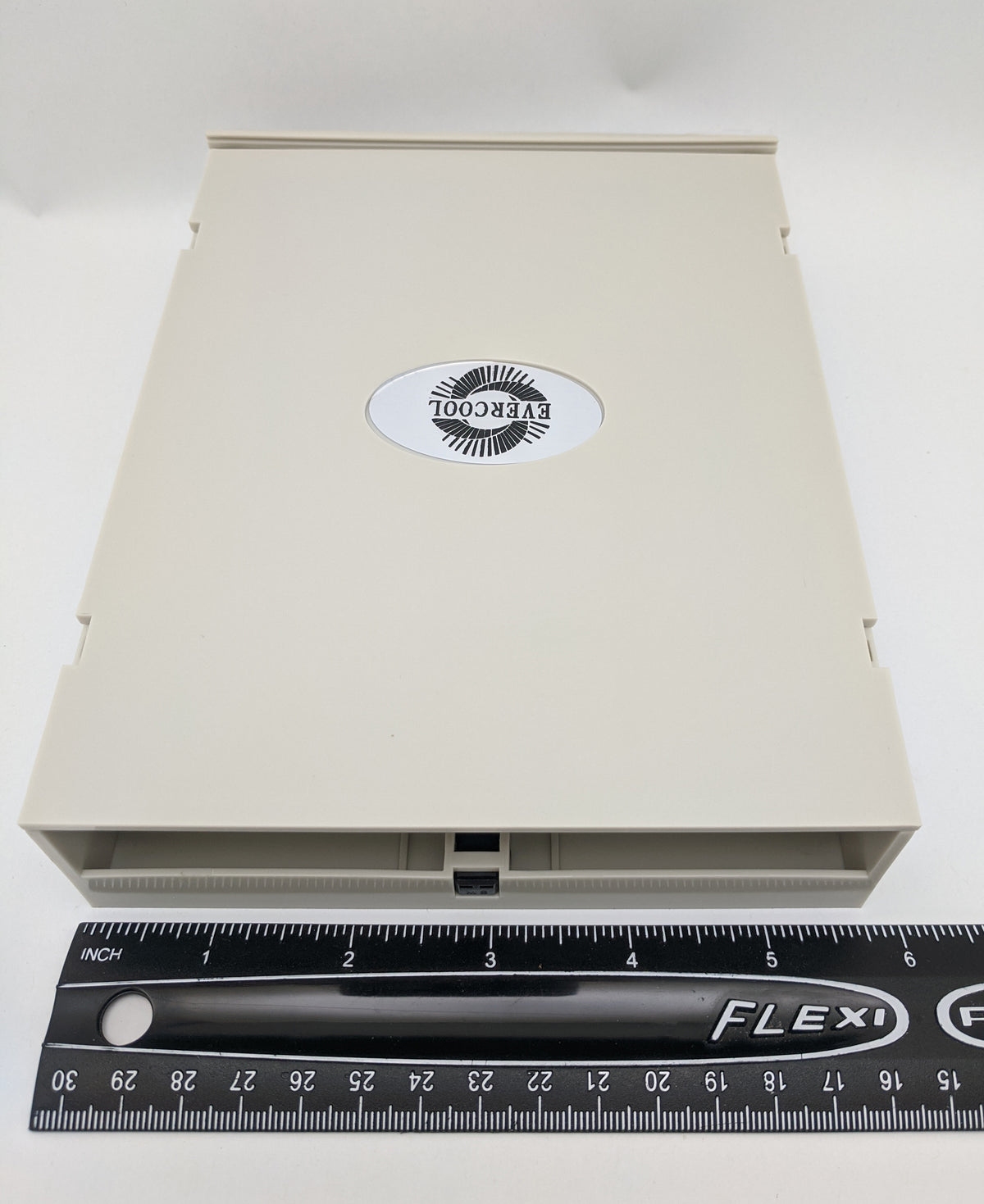 Evercool Desktop PC Case 5.25" Drive Bay Beige Panel Storage Drawer BOX-MK-WH