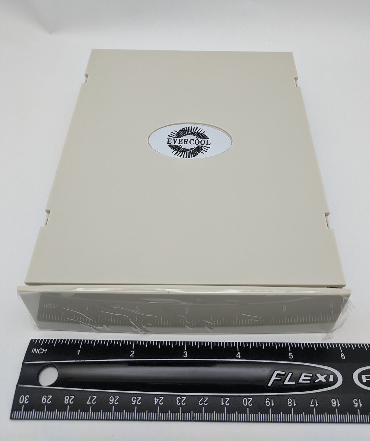 Evercool Desktop PC Case 5.25" Drive Bay Beige Panel Storage Drawer BOX-MK-WH
