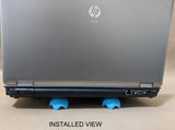 6-Pack: NEW Logisys Blue Golf Ball Anti-Slip Notebook, PC Keyboard, Cell Phone Tilt Stand ST01BL