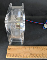 3-Pack: NEW Evercool Crystal 80mm x 35mm Multi-Color LED PC Case Cooling Fan Lot