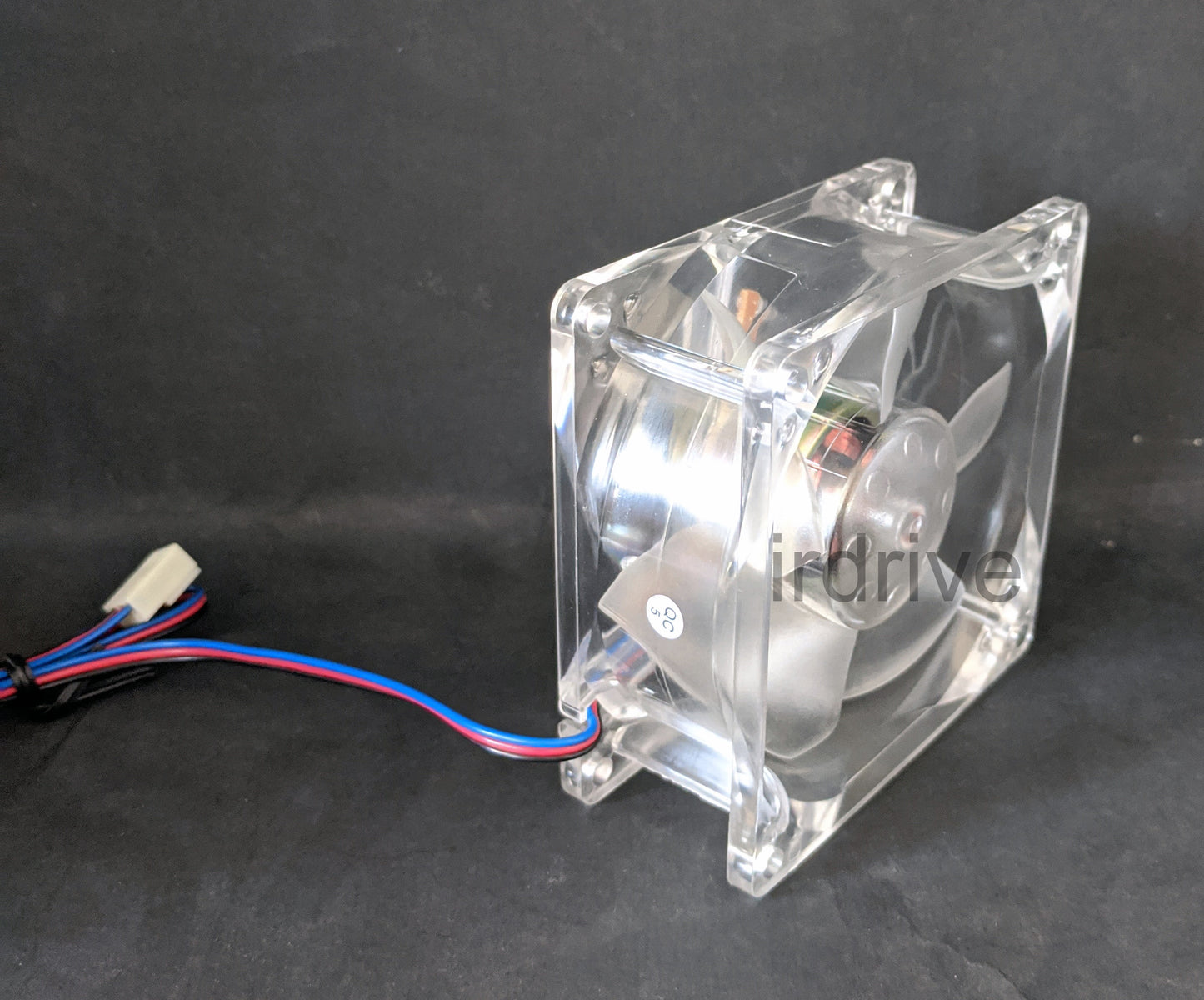 3-Pack: NEW Evercool Crystal 80mm x 35mm Multi-Color LED PC Case Cooling Fan Lot