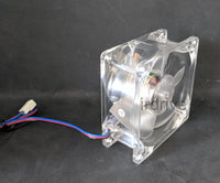 3-Pack: NEW Evercool Crystal 80mm x 35mm Multi-Color LED PC Case Cooling Fan Lot