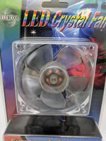3-Pack: NEW Evercool Crystal 80mm x 35mm Multi-Color LED PC Case Cooling Fan Lot
