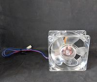 3-Pack: NEW Evercool Crystal 80mm x 35mm Multi-Color LED PC Case Cooling Fan Lot