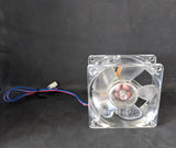 3-Pack: NEW Evercool Crystal 80mm x 35mm Multi-Color LED PC Case Cooling Fan Lot