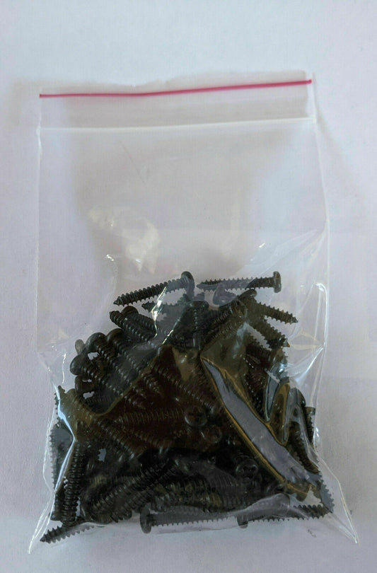LOT 100: M3 X 18mm Black Steel Phillips Pan Head Self Tapping Sheet Metal Screws