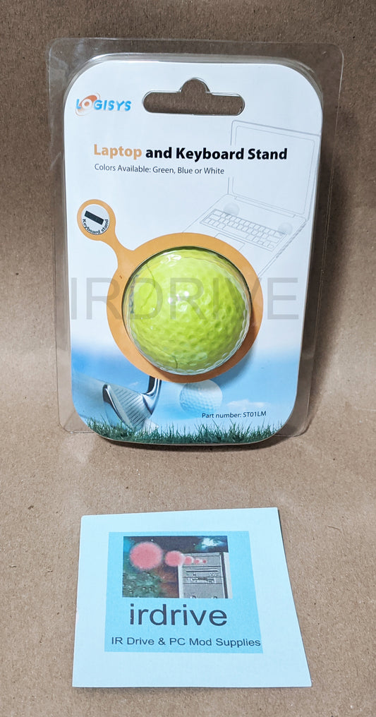 NEW Logisys Lime Golf Ball Shape Anti-slip Notebook, Cell, Keyboard Stand ST01LM