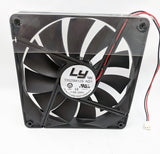 4-Pack: NEW LY 13525M12S ND1 135mm x 25mm ATX Power Supply Replacement Fan,3pin/2-wire
