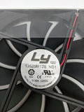 4-Pack: NEW LY 13525M12S ND1 135mm x 25mm ATX Power Supply Replacement Fan,3pin/2-wire