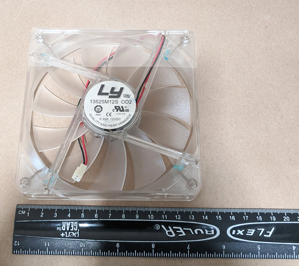 Qideyipe RL4Z S1352512H 12V 135MM 0.33A 135X135X25MM 2-Wire Chasis Ventilador De Refrigeración De Energía