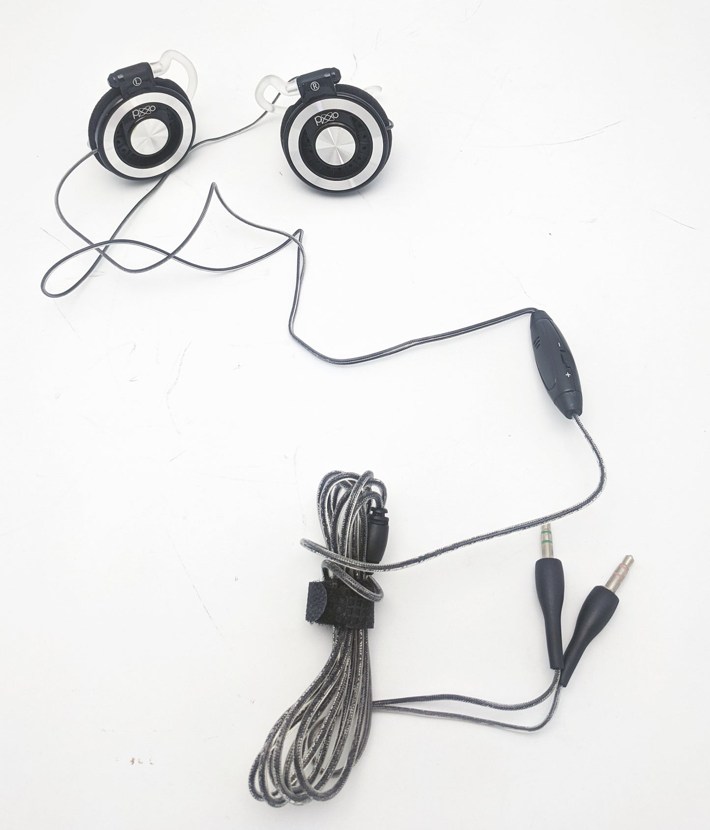 4-Pack: New PIXXO PC/laptop Stereo Headphone with Mic, Volume Control, Wired 3.5mm Jacks HS-22