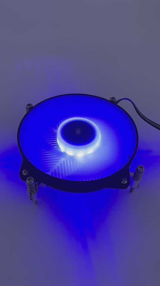 HIGH POWER® Low Profile Blue LED Intel Socket LGA1700 for i7/i5/i3/i9 Active CPU Cooler