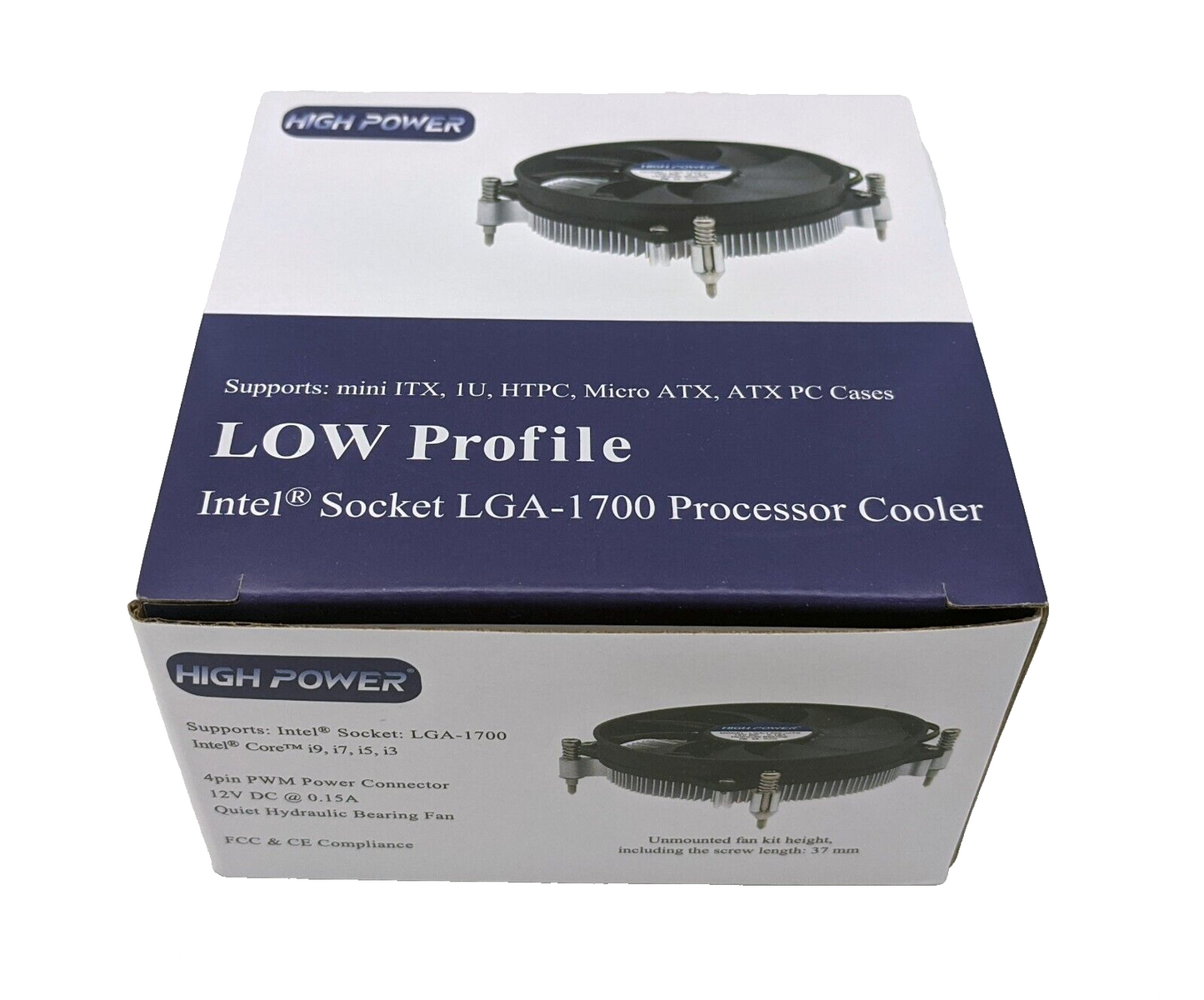 LGA-1700-mITX retail box front view
