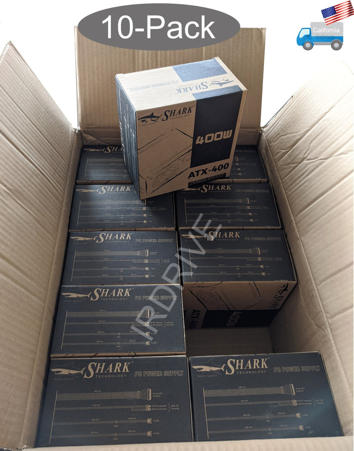 LOT 10: SHARK TECHNOLOGY® Model: ATX-400 PS3/ATX 12V Intel P3/P4 PC Power Supply