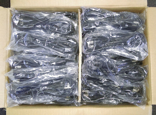 Lot of 100: NEW UL Listed Safe 6' US Standard PC/Monitor/Printer 3-Prong AC Power Cords