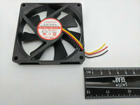 Lot 12: NEW 80mm x 80mm x 15mm 3-wire Stripped Computer PC Ball Bearing Case Fan
