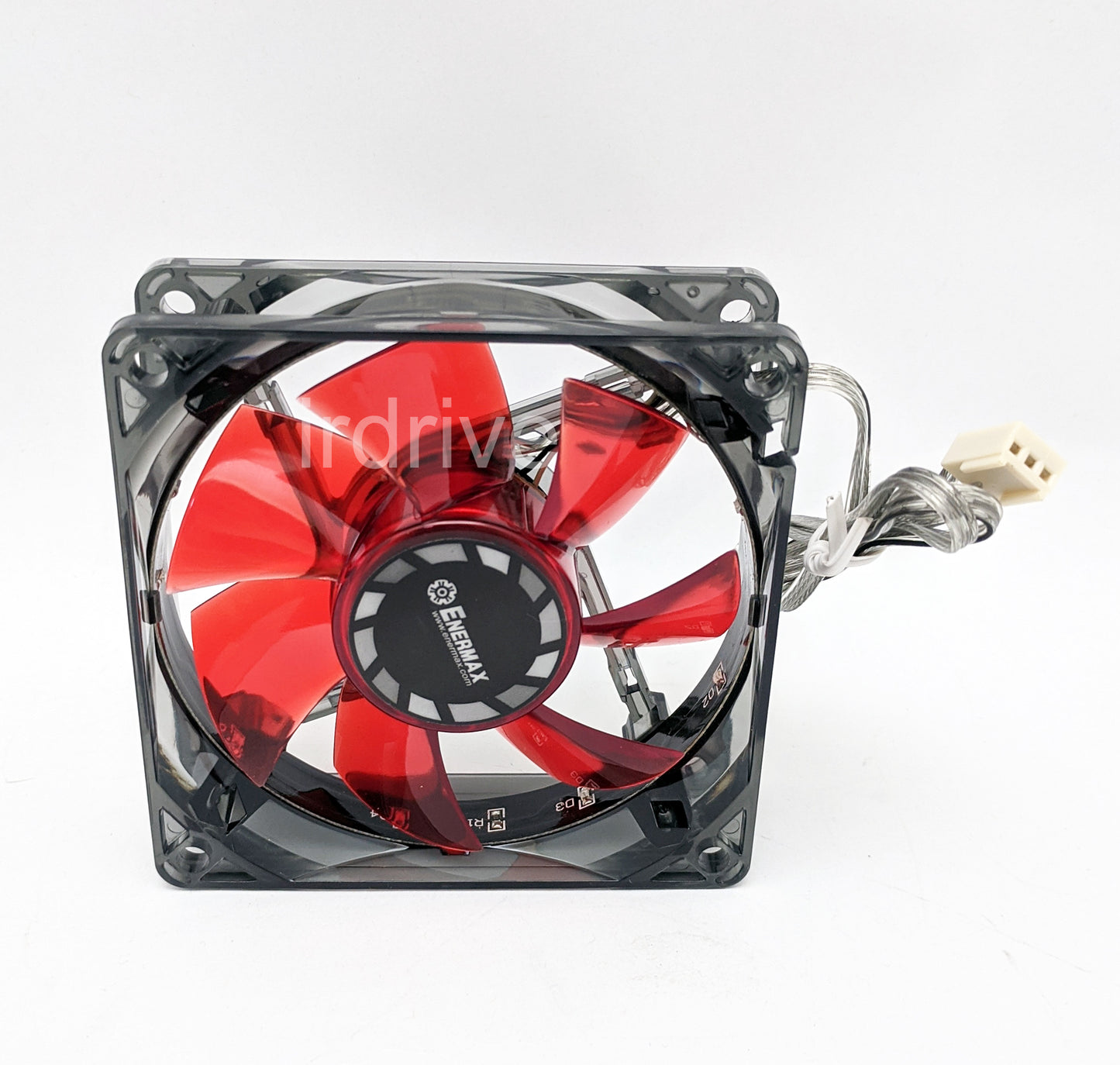 Wholesale 16-pack: NEW Enermax Twister 80mm x 25mm RED LED 3-pin 12V Case Cooling Fan Model: XUCTA8N-R