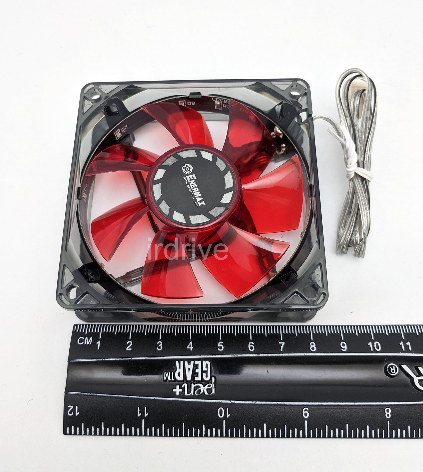 Wholesale 16-pack: NEW Enermax Twister 80mm x 25mm RED LED 3-pin 12V Case Cooling Fan Model: XUCTA8N-R