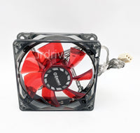 6-pack: NEW Enermax Twister 80mm x 25mm RED LED 3-pin 12V Case Cooling Fan