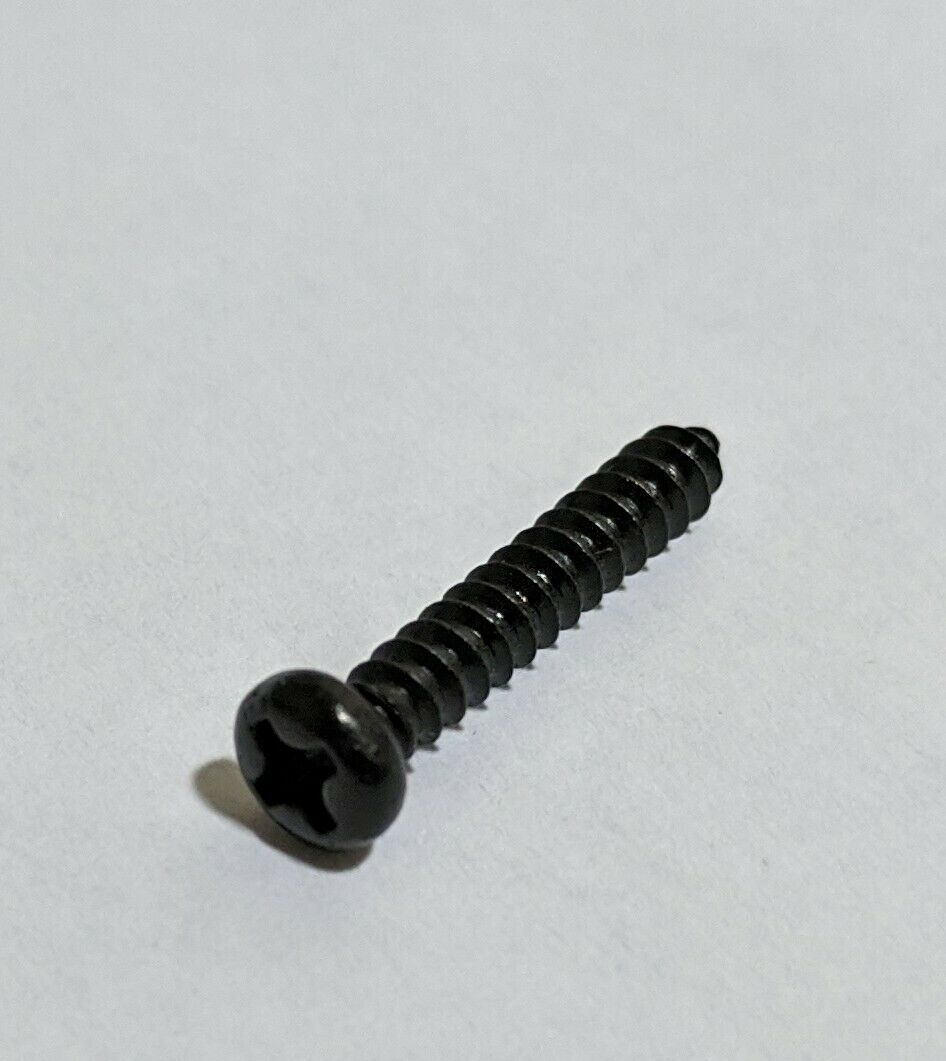 LOT 100: M3 X 20mm Black Steel Phillips Pan Head Self Tapping Sheet Metal Screws