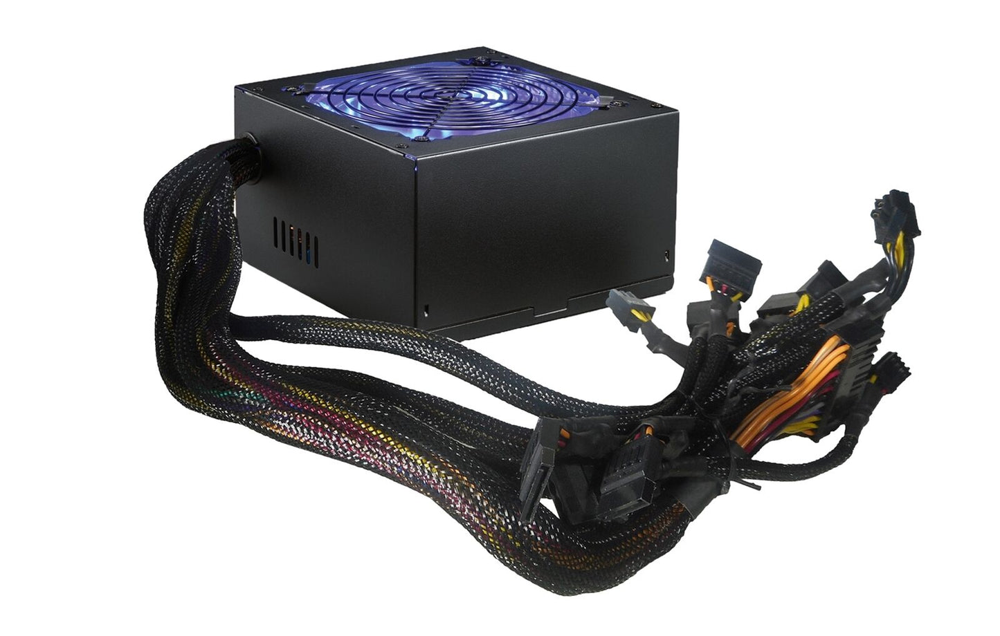 SHARK 1200W Blue LED Quiet Fan 4x PCIe 8-SATA Gaming PC ATX/EPS 12V Power Supply