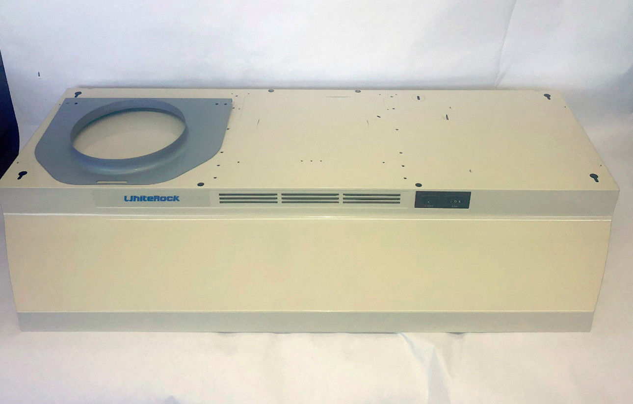 NEW WhiteRock (Enlight) 36" Under Cabinet 7" Round Duct/Square 2-Speed Range Hood Almond