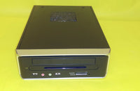 NEW Black Mini ITX Desktop PC Case, PSU, Fan,Memory Card Reader,Slim Optical Bay