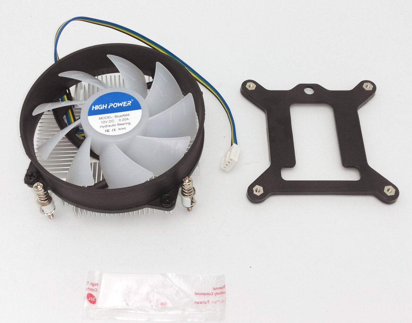 NEW Low-Profile Intel Socket LGA 1150 1151 1155 1200 CPU Blue LED 95mm Cooling Fan