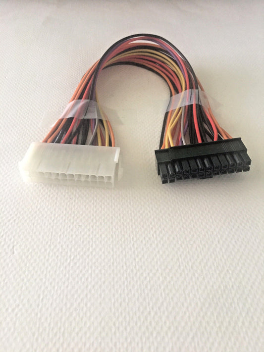 13in 24pin to 24pin ATX Computer PC Power Supply PSU Extension Adapter Cable