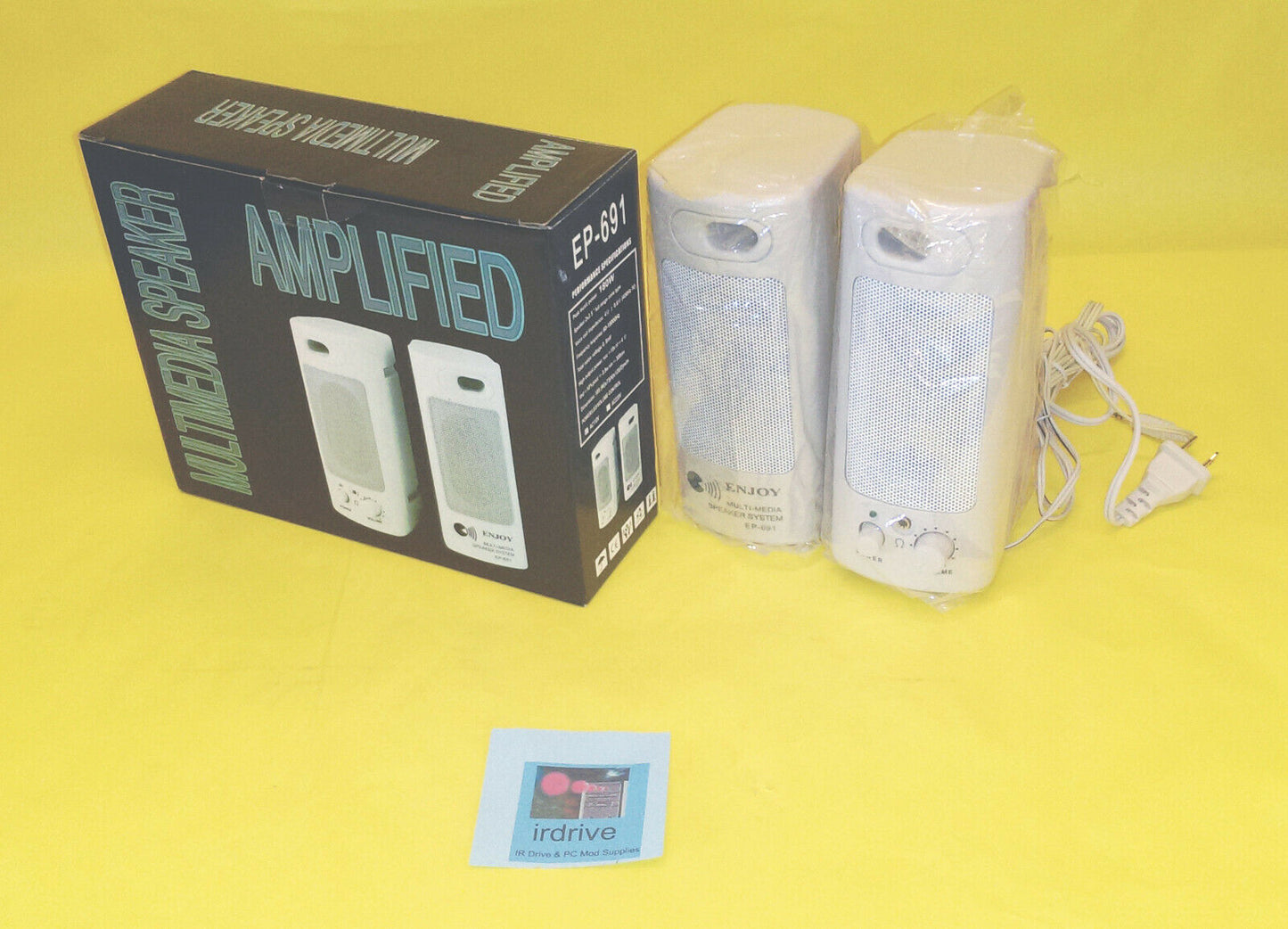 NEW Enjoy Beige 180W Amplified Multimedia PC Speaker System Model: EP-691