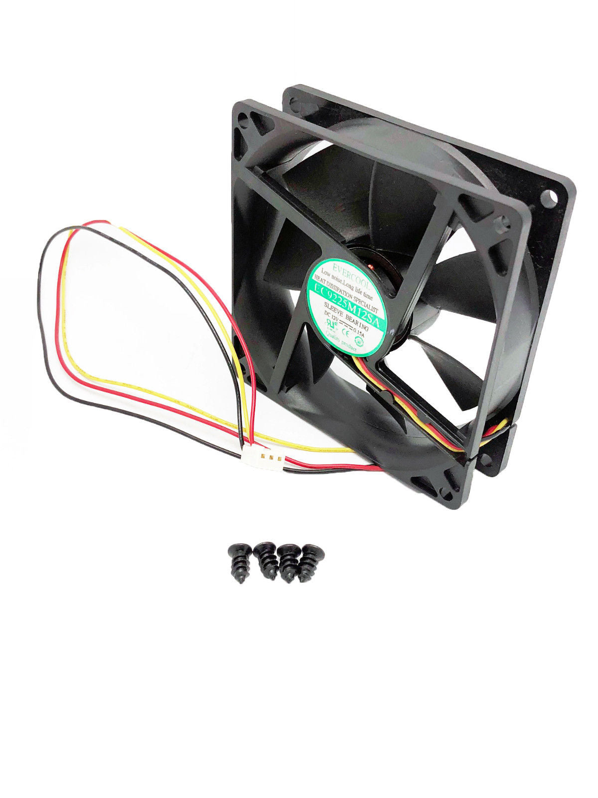NEW UL/TUV Long Cable Computer Case Fan with 3 Pin Connector 3.5"x 3.5" 90mm 12V