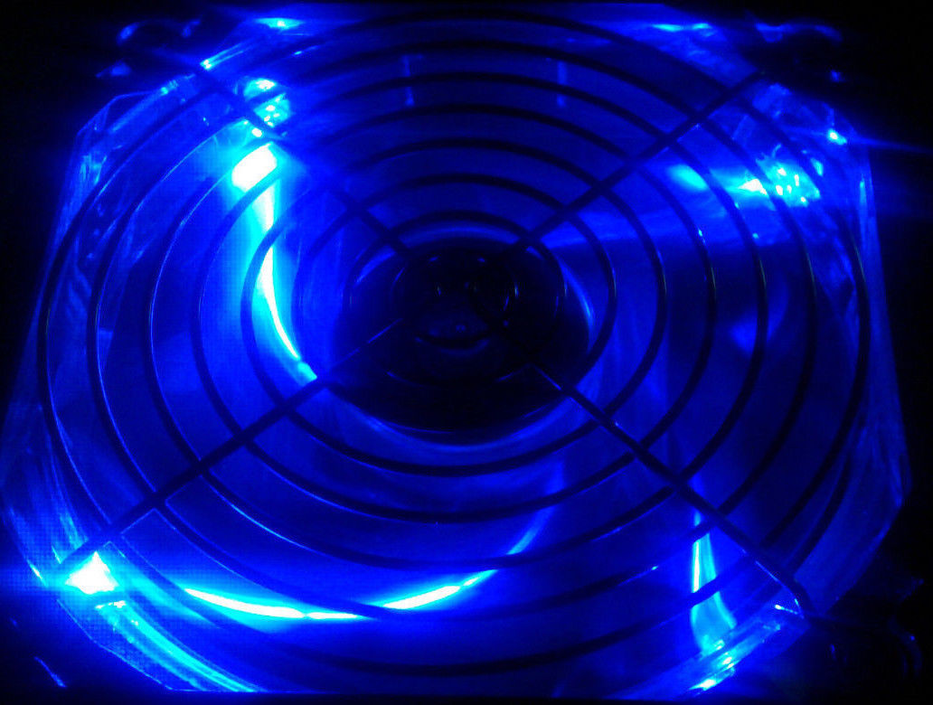 NEW 2Pin 12V DC 120mm/25mm LED ATX Replacement PC Power Supply Cooling Fan