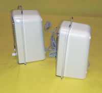NEW White Multimedia Plug N Play MP3,Cellphone,TV & Computer PC Speakers LS3020