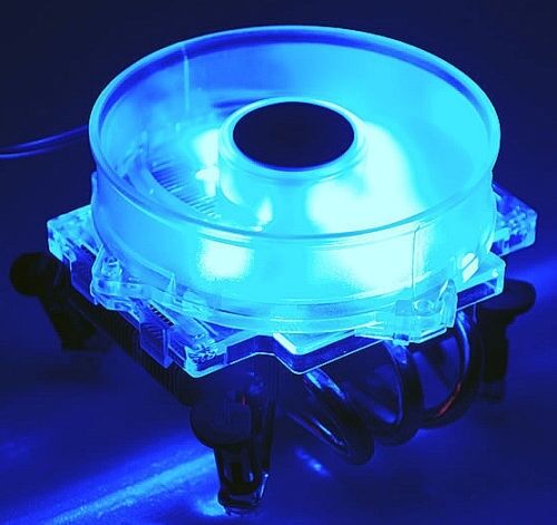 Overclock LED Fan for Intel Socket T 805 LGA 775 Quad Core 2 Duo Pentium 4 CPU