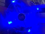 Lot 2: Azza 200mm Blue Quad LED PC Case Side Panel Ventilation Cooling Mod Fan