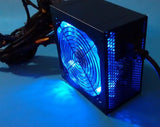 SHARK 1200W Blue LED Quiet Fan 4x PCIe 8-SATA Gaming PC ATX/EPS 12V Power Supply