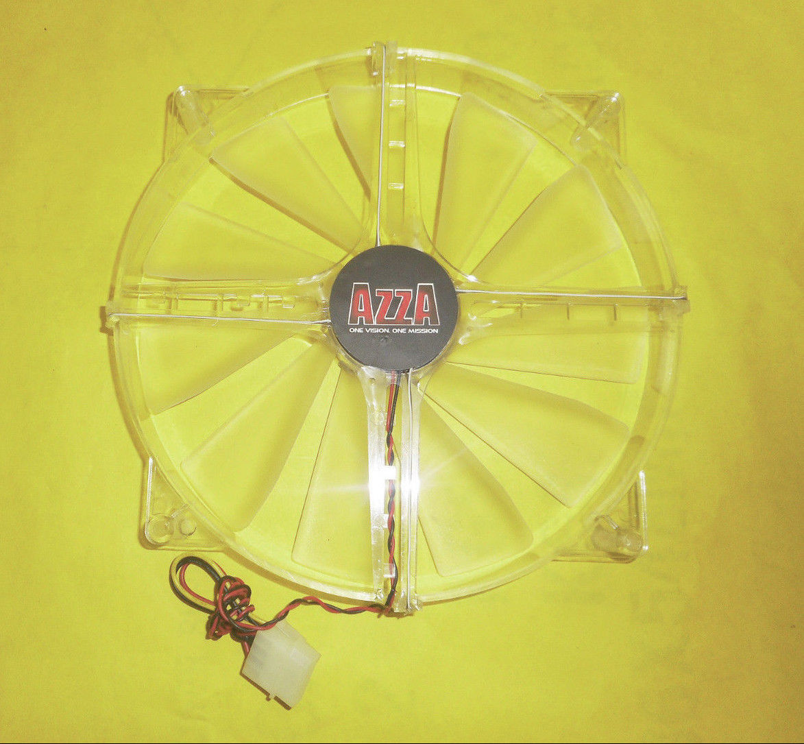 Lot 2: Azza 200mm Blue Quad LED PC Case Side Panel Ventilation Cooling Mod Fan